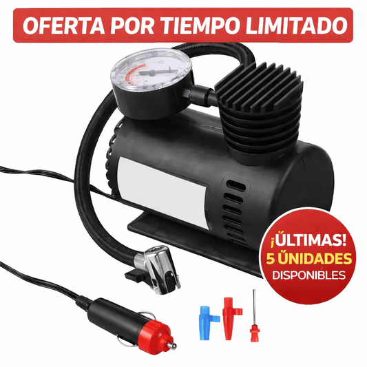 🤩 Mini Compresor de Aire - Pequeño en tamaño, grande cuando más lo necesitas