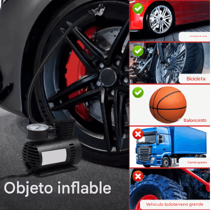 🤩 Mini Compresor de Aire - Pequeño en tamaño, grande cuando más lo necesitas
